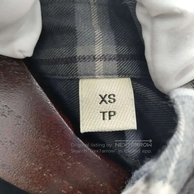 Burberry Burberry Men's Long Sleeve Shirt in Dark Gray. Size US XS / EU 42 / 0 - 4 Thumbnail