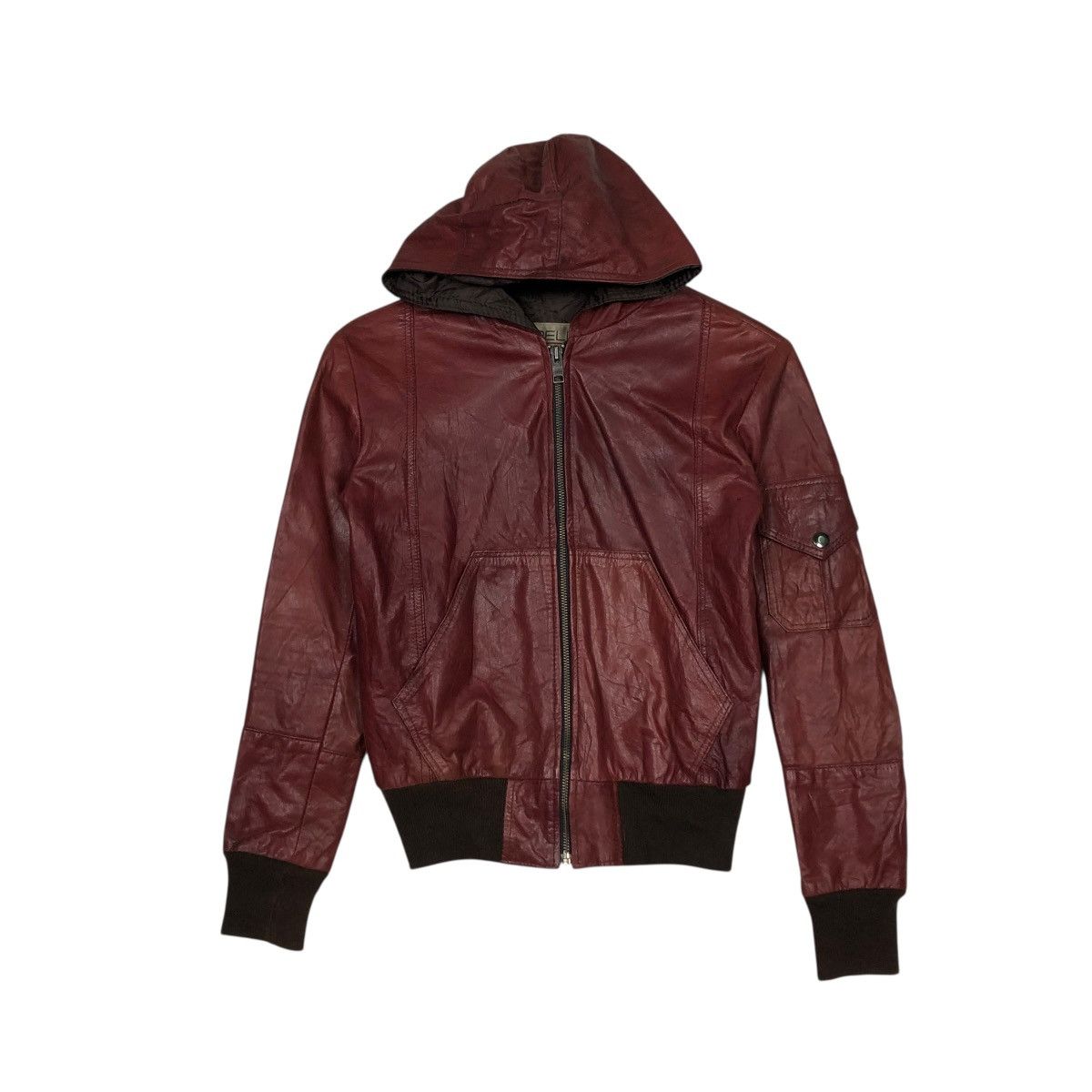 Pelle Pelle 🔥CROPPED BIKER LEATHER JACKET PELLE STUDIO Size US S / EU 44-46 / 1 - 3 Thumbnail
