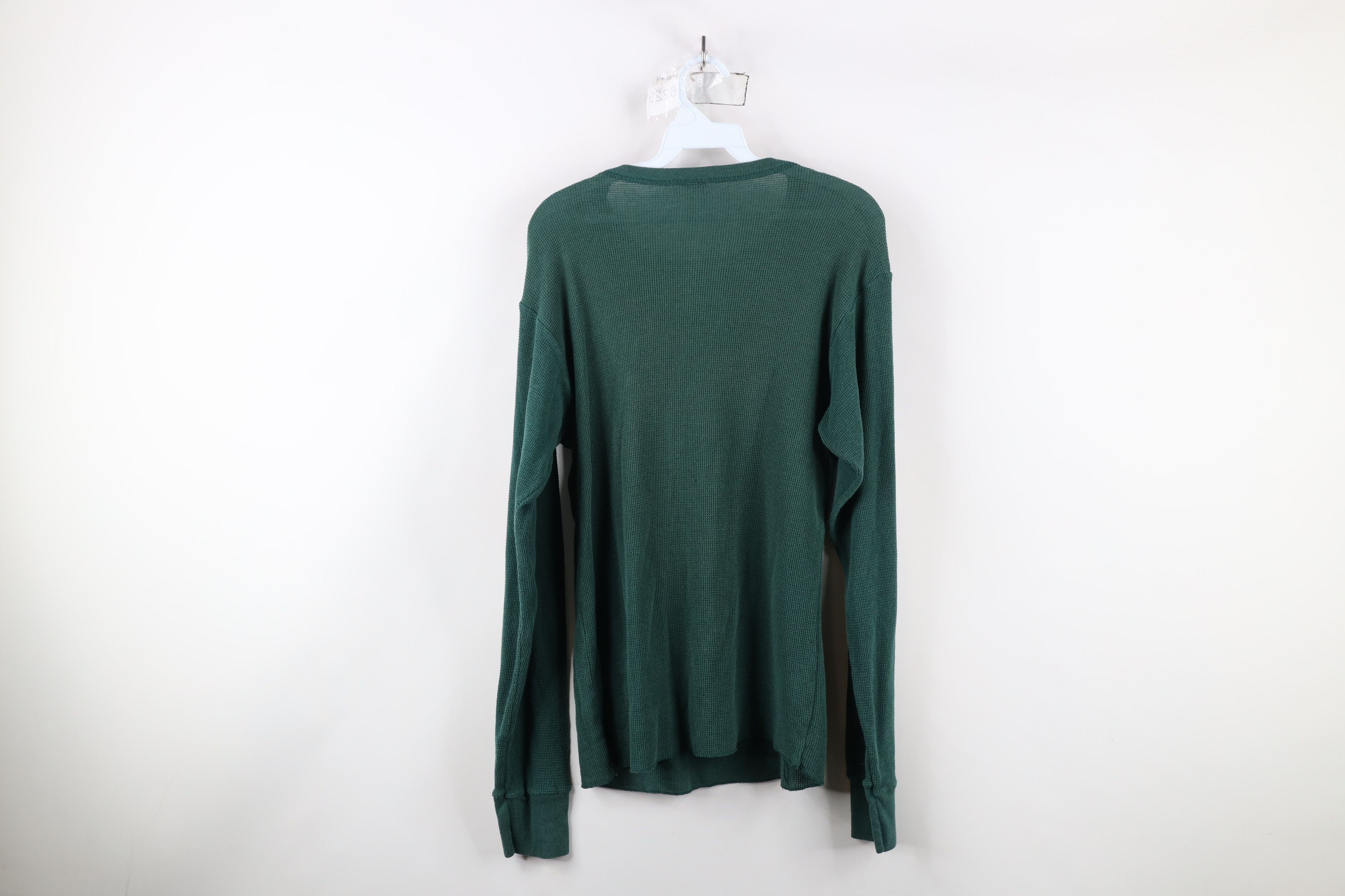 Vintage Vintage 90s Streetwear Thin Thermal Waffle Knit T-Shirt USA Size US XL / EU 56 / 4 - 10 Thumbnail