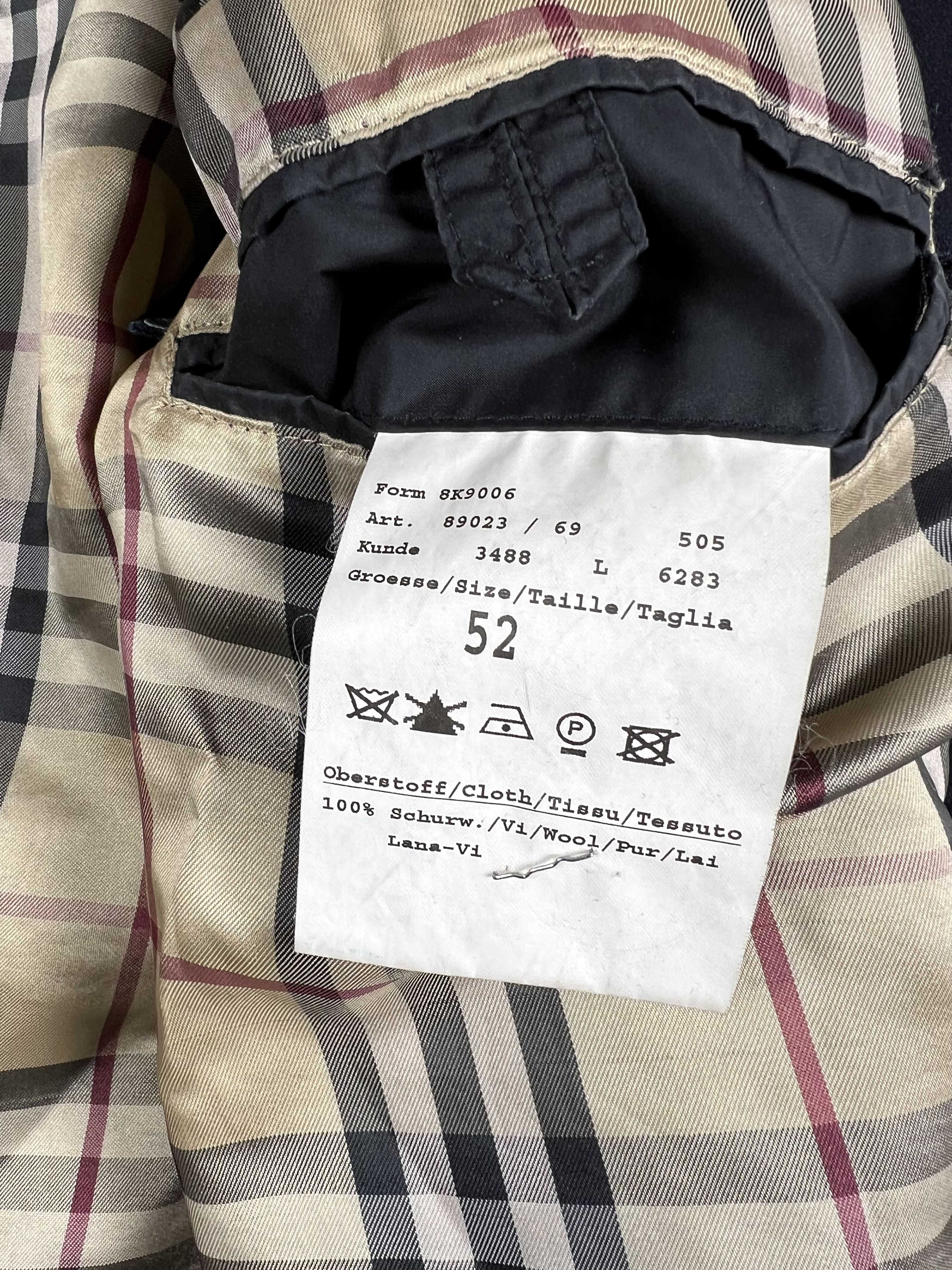 Burberry Burberry Wool Coat 52 Size US L / EU 52-54 / 3 - 4 Thumbnail