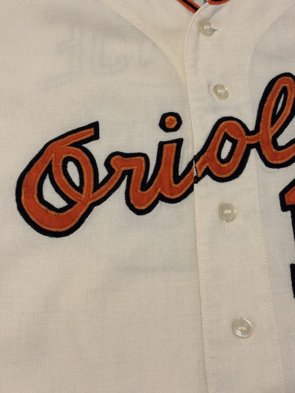 MLB Baltimore Orioles Game Worn 1967 Jersey (worn in 1969) Size US XL / EU 56 / 4 - 10 Thumbnail