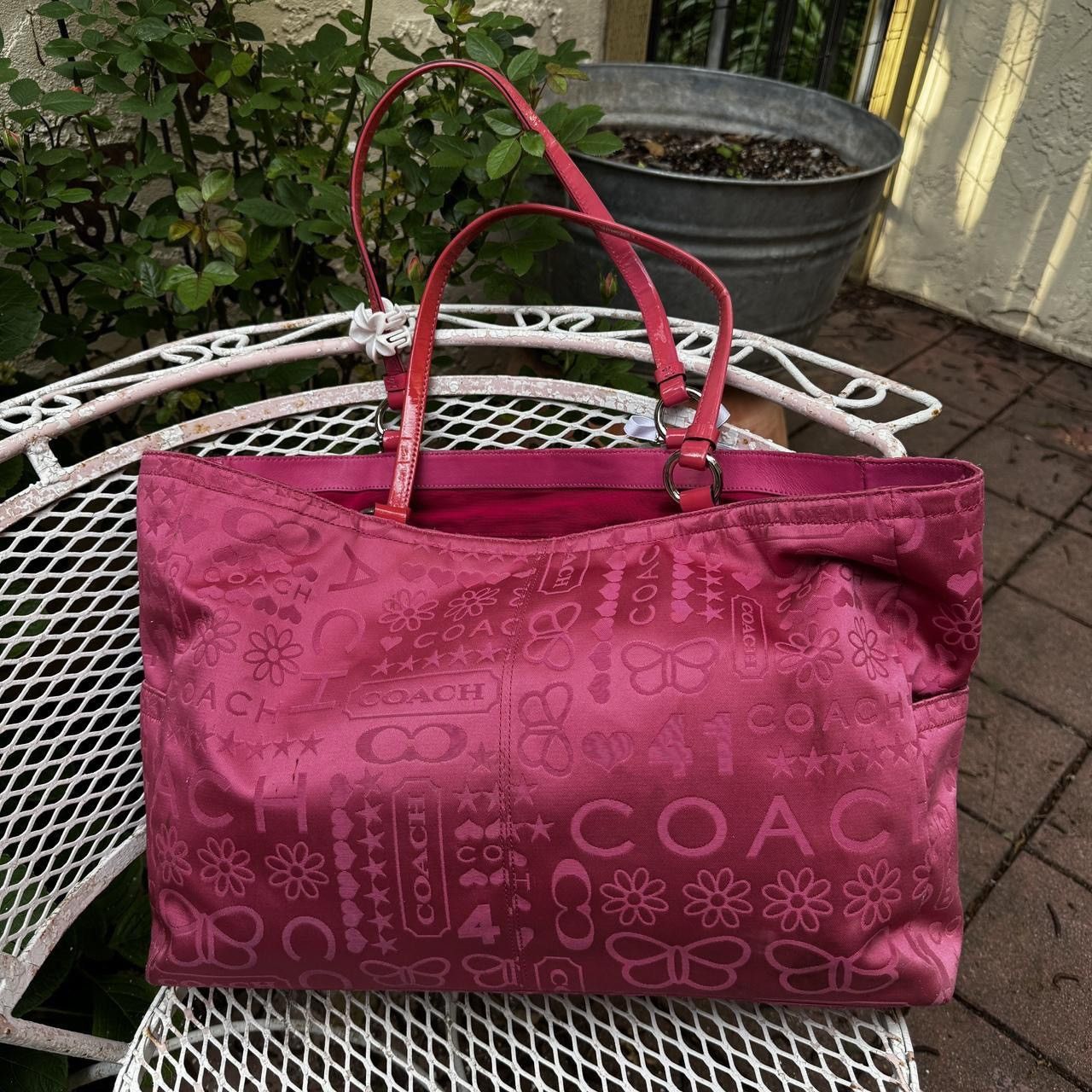 Coach Pink Y2K Coach Butterfly XL Tote Size ONE SIZE - 2 Thumbnail