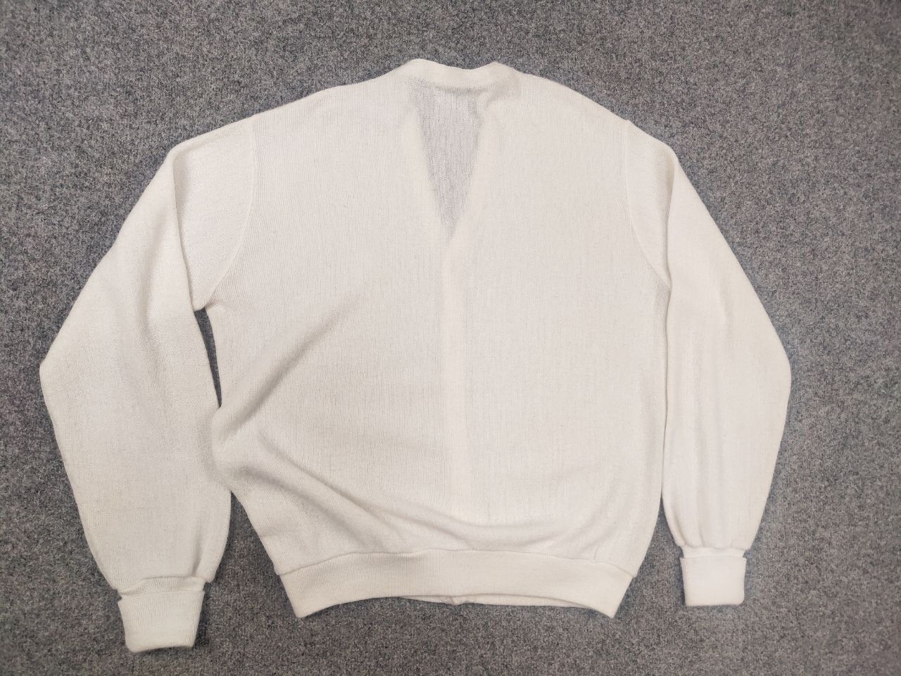 Lacoste Rare Vintage 80's Lacoste Izod Logo White Cardigan Sweater Size US XL / EU 56 / 4 - 9 Thumbnail