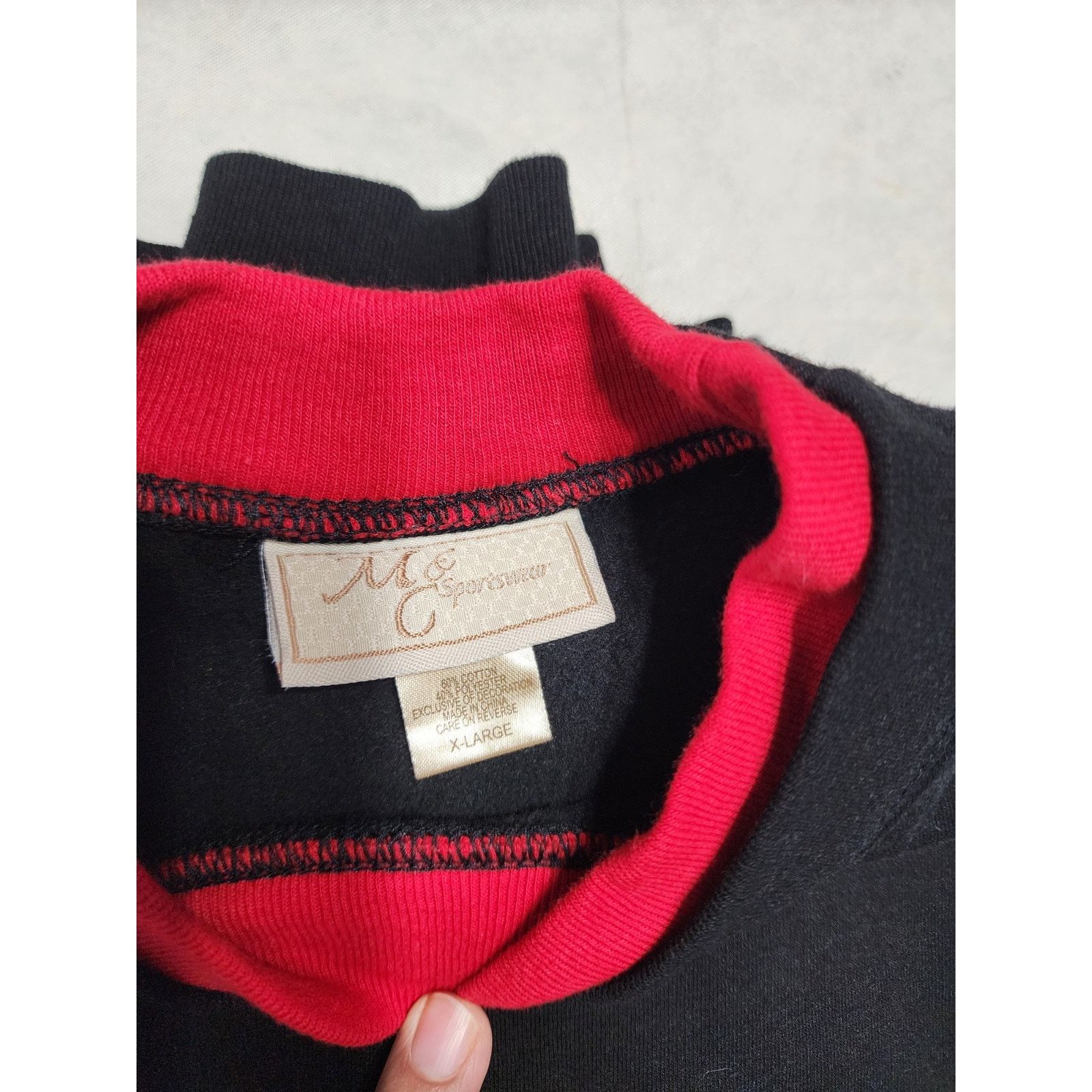 Other VTG MC Sportswear Cardinal Crewneck Sweatshirt XL Black Size XL / US 12-14 / IT 48-50 - 5 Thumbnail