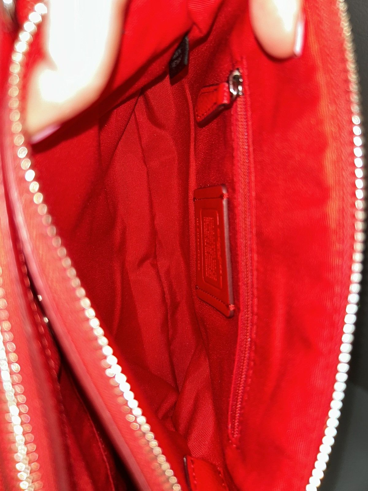 Coach Coach Bright Red Mini Christie Carryall Satchel Crossbody Size ONE SIZE - 8 Thumbnail