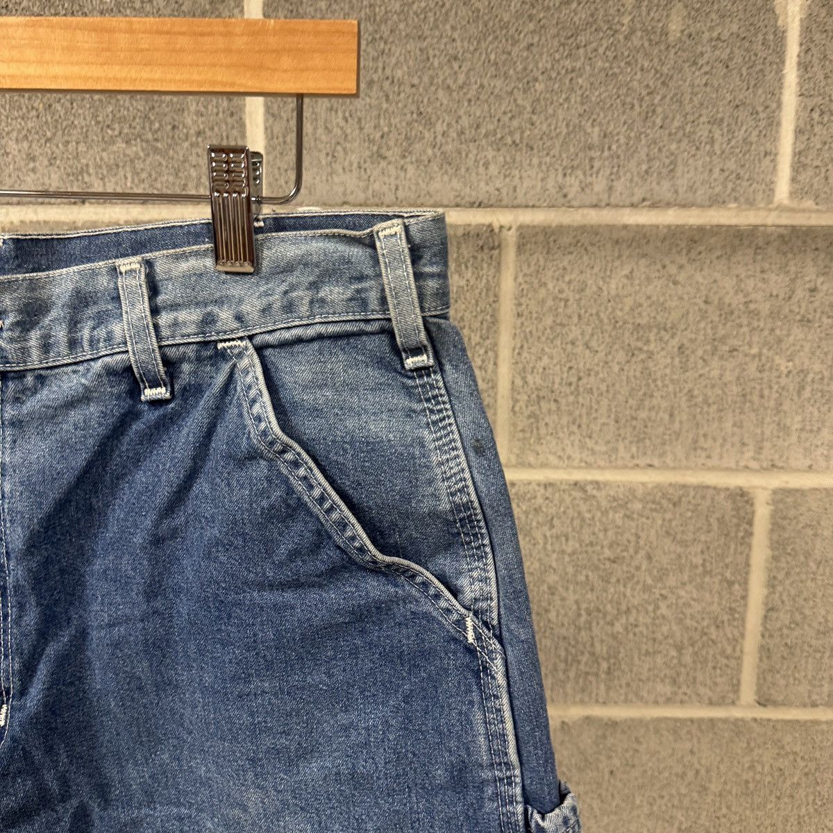 Carhartt Vintage Carhartt Denim Shorts ERD Grunge Faded Thrashed Size US 34 / EU 50 - 4 Thumbnail