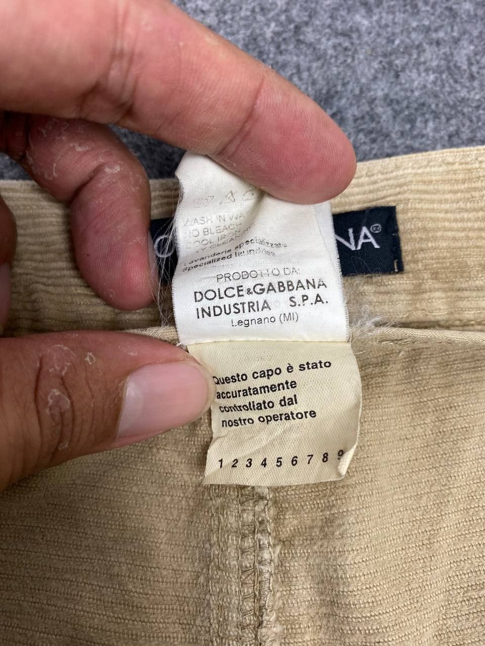 Dolce & Gabbana dolce and gabbana corduroy denim distressed rework Size US 33 - 16 Thumbnail