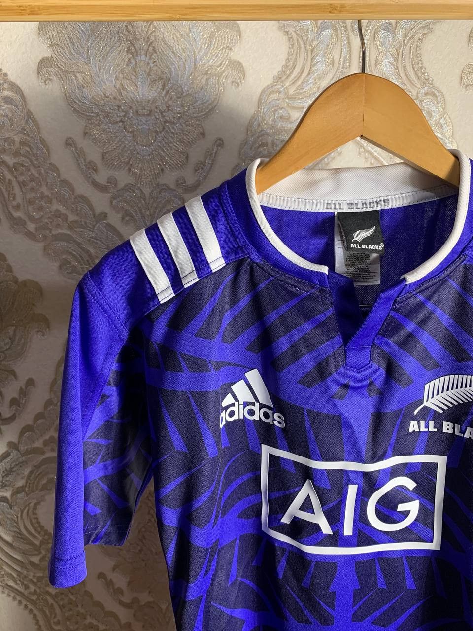 Adidas Vintage Adidas New Zealand Rugby Jersey Football Retro Size US S / EU 44-46 / 1 - 4 Thumbnail