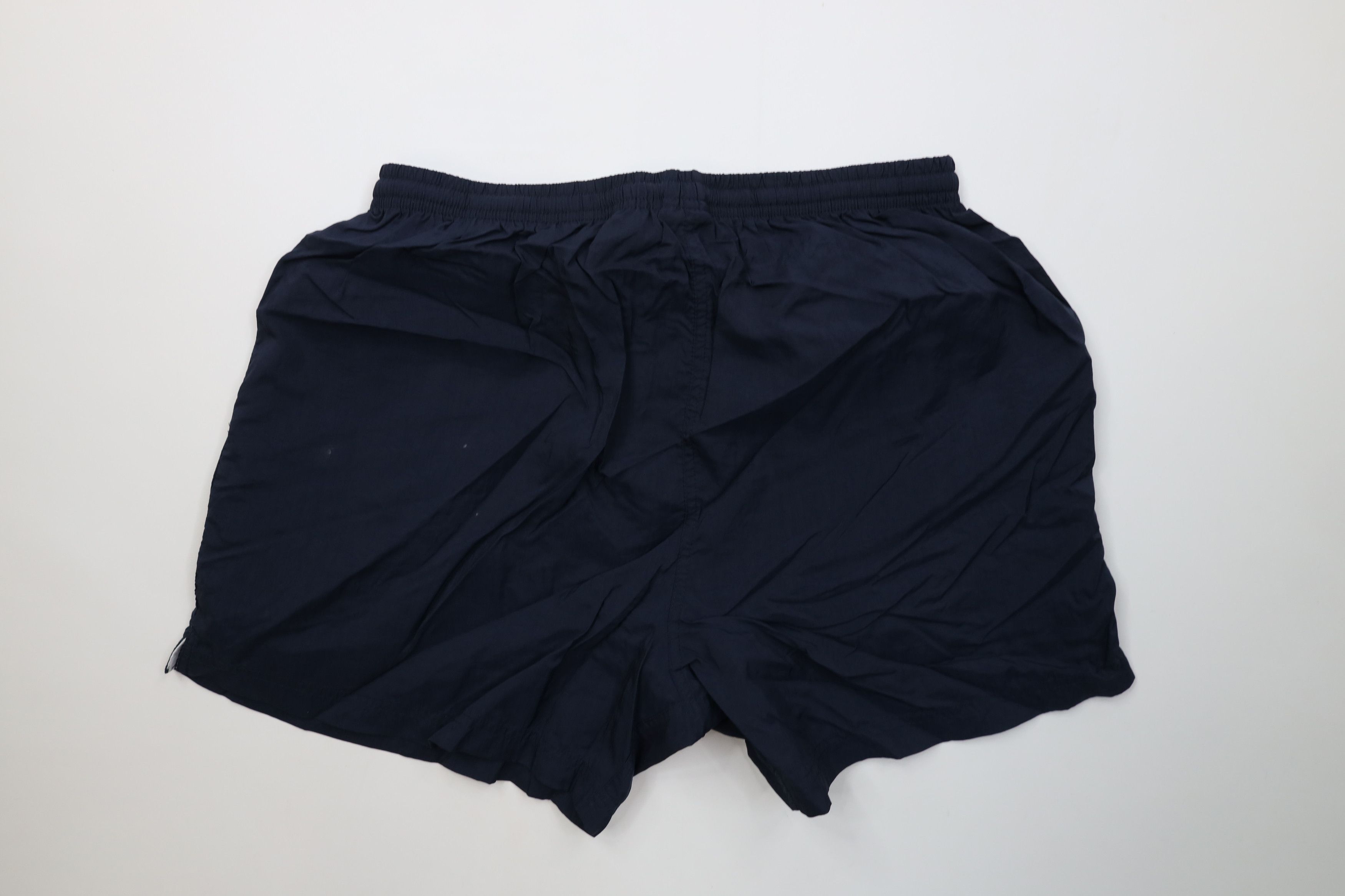 Nike Vintage Nike Mini Swoosh Running Soccer Shorts Nylon Blue Size US 34 / EU 50 - 9 Thumbnail