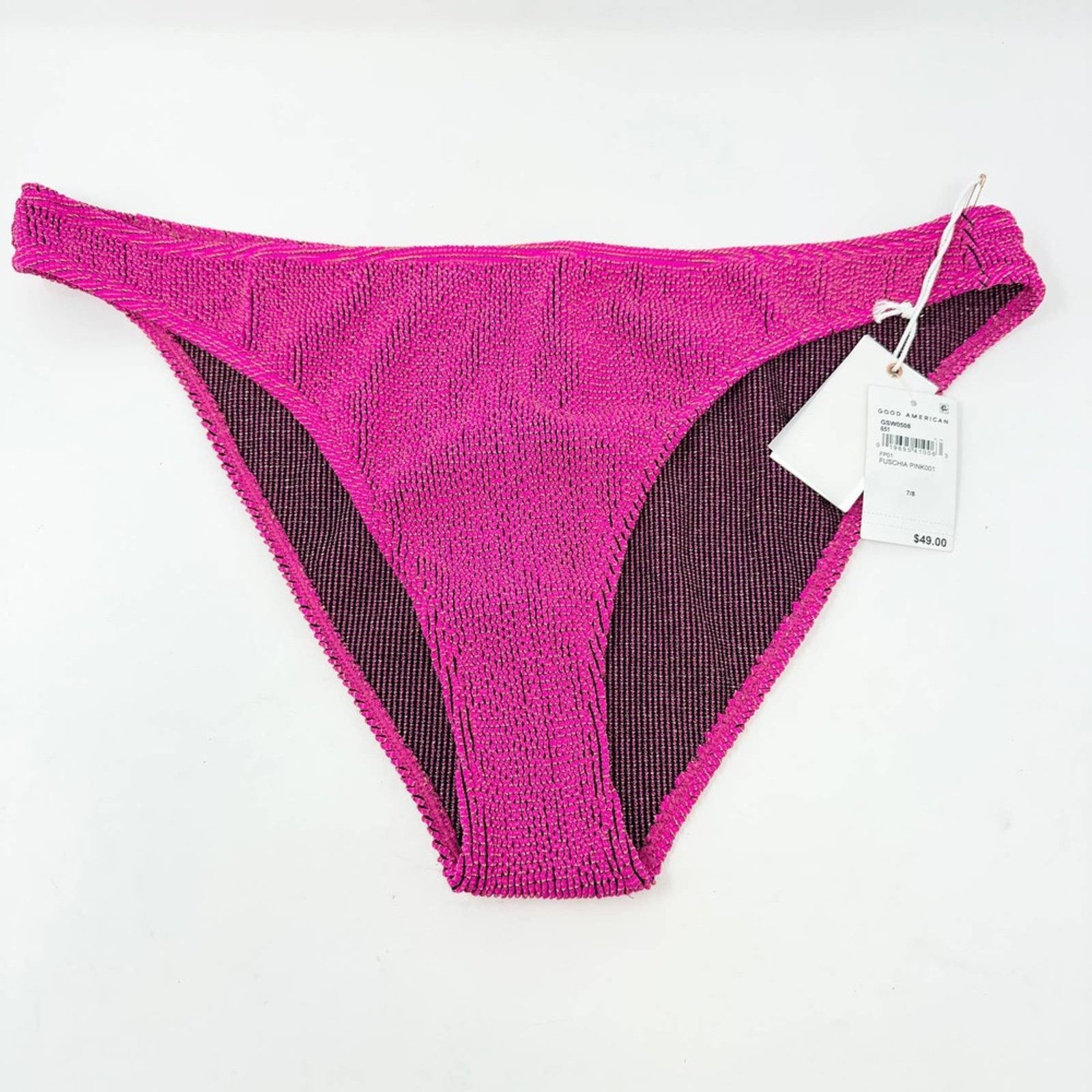 Good American Good American Always Fits Good Waist Cheeky Bikini Pnk 4X/5X Size ONE SIZE - 2 Thumbnail
