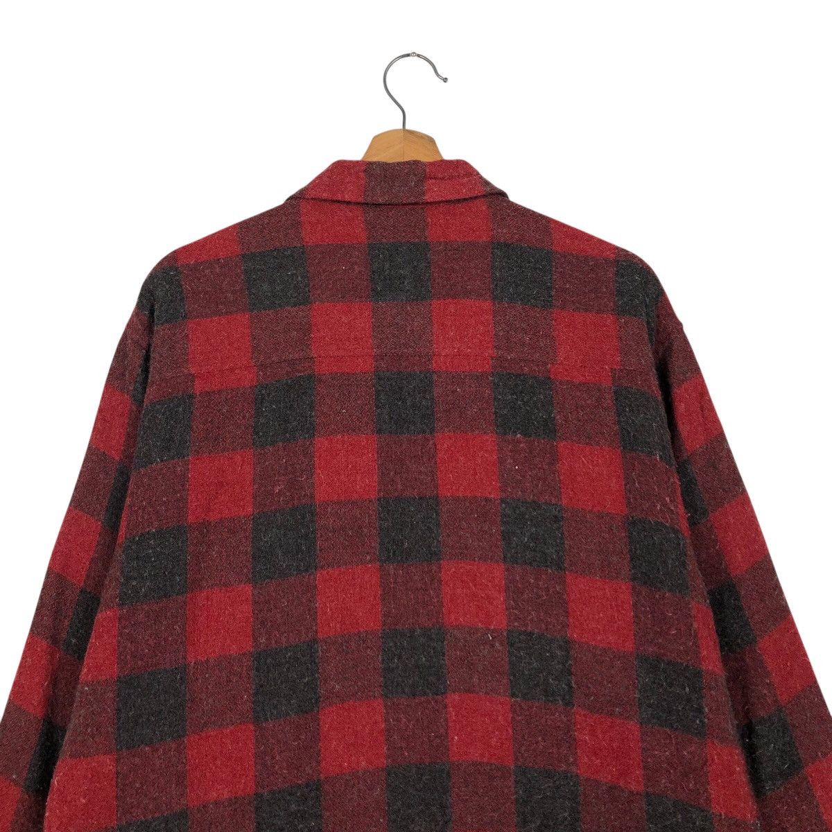 Japanese Brand 📌Vintage Wool Zipper Jacket Tartan Design Converse All Star Size US M / EU 48-50 / 2 - 9 Thumbnail