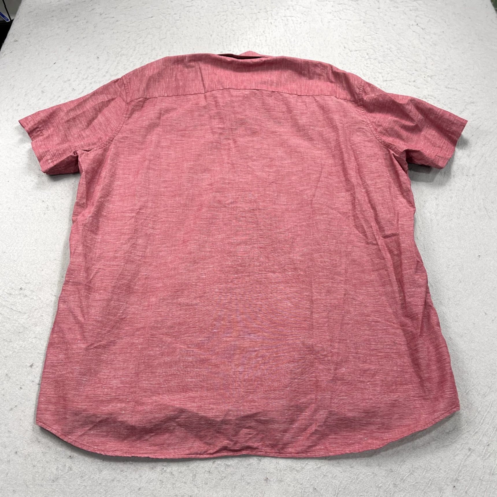 TravisMathew Travis Mathew Shirt Mens 3XL Red Button-Up Casual Cotton Camp Short Sleeve Classic Colorful Studebaker Size US XXL / EU 58 / 5 - 6 Thumbnail