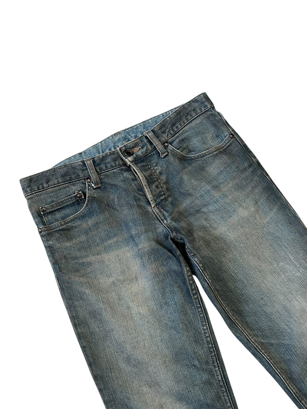 Shellac Shellac ‘Dust” Dirty Finished Slim Jeans Light Flare Size US 31 - 4 Thumbnail
