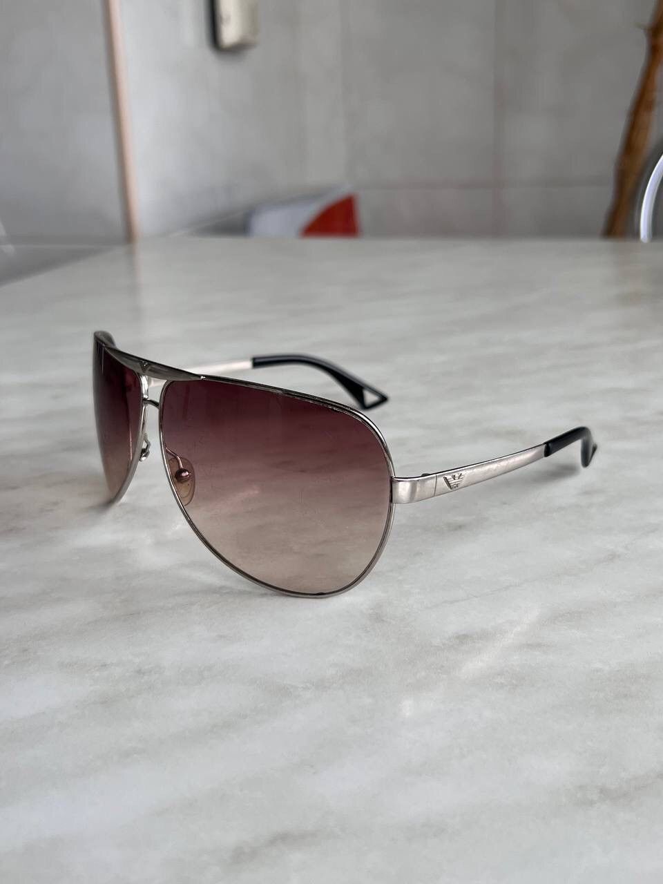 Emporio Armani × Vintage Vintage Emporio Armani Sunglasses Punk Rock Eyewear Logo Y2K Size ONE SIZE - 1 Thumbnail