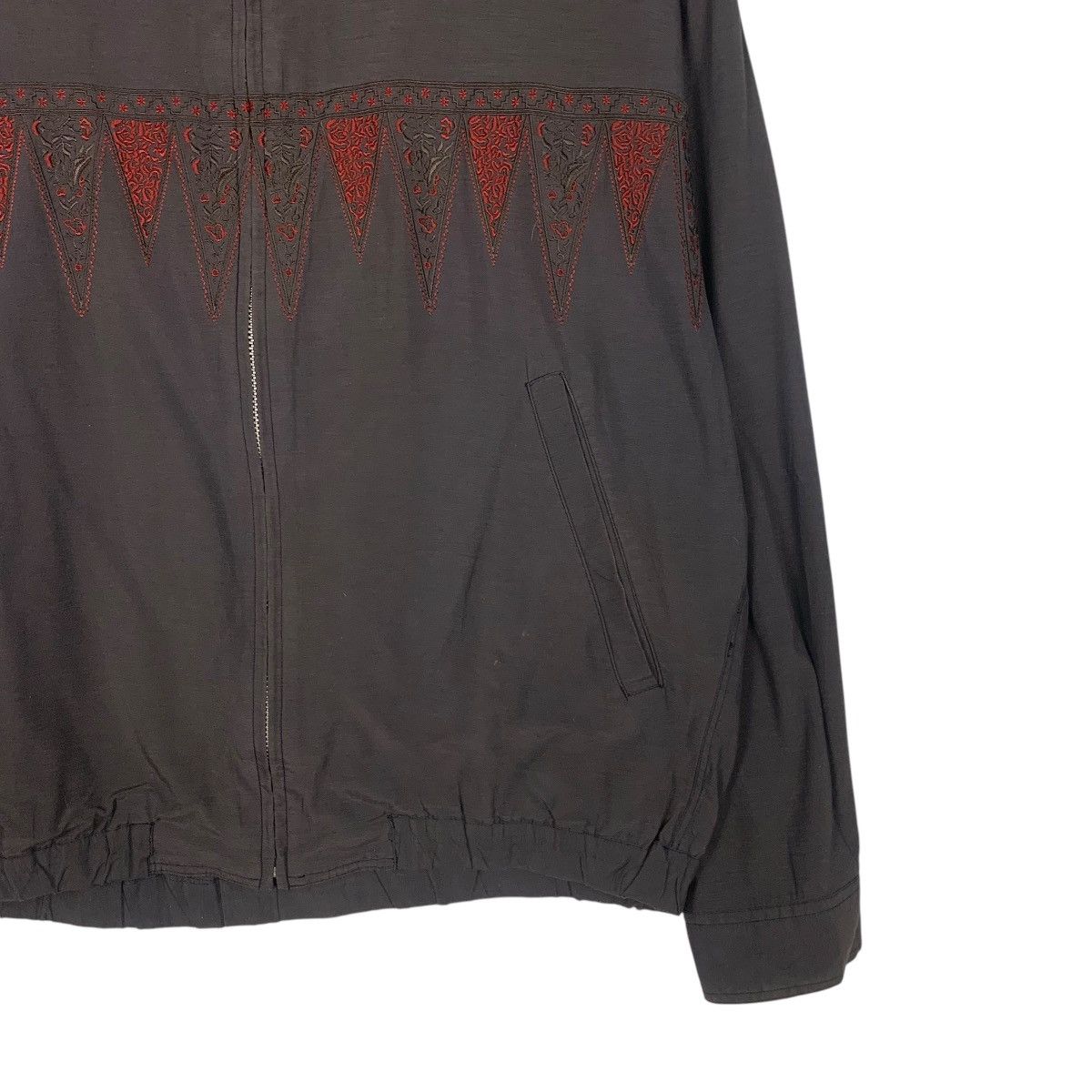 Japanese Brand INTERMEZZO Embroidery Art Logo Light Jacket #1809-C16 Size US L / EU 52-54 / 3 - 4 Thumbnail