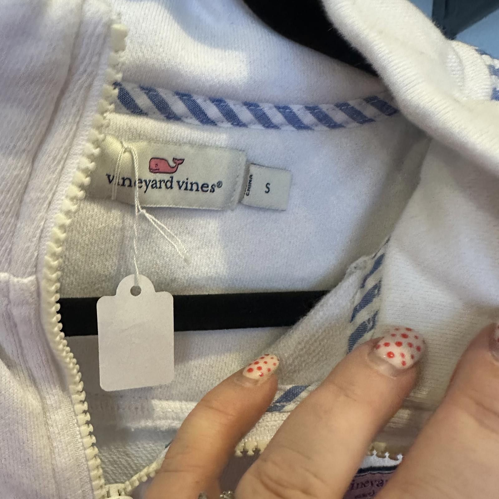 Vineyard Vines Vineyard Vines Women's Quarter-Zip Pullover - Size S Size S / US 4 / IT 40 - 2 Thumbnail