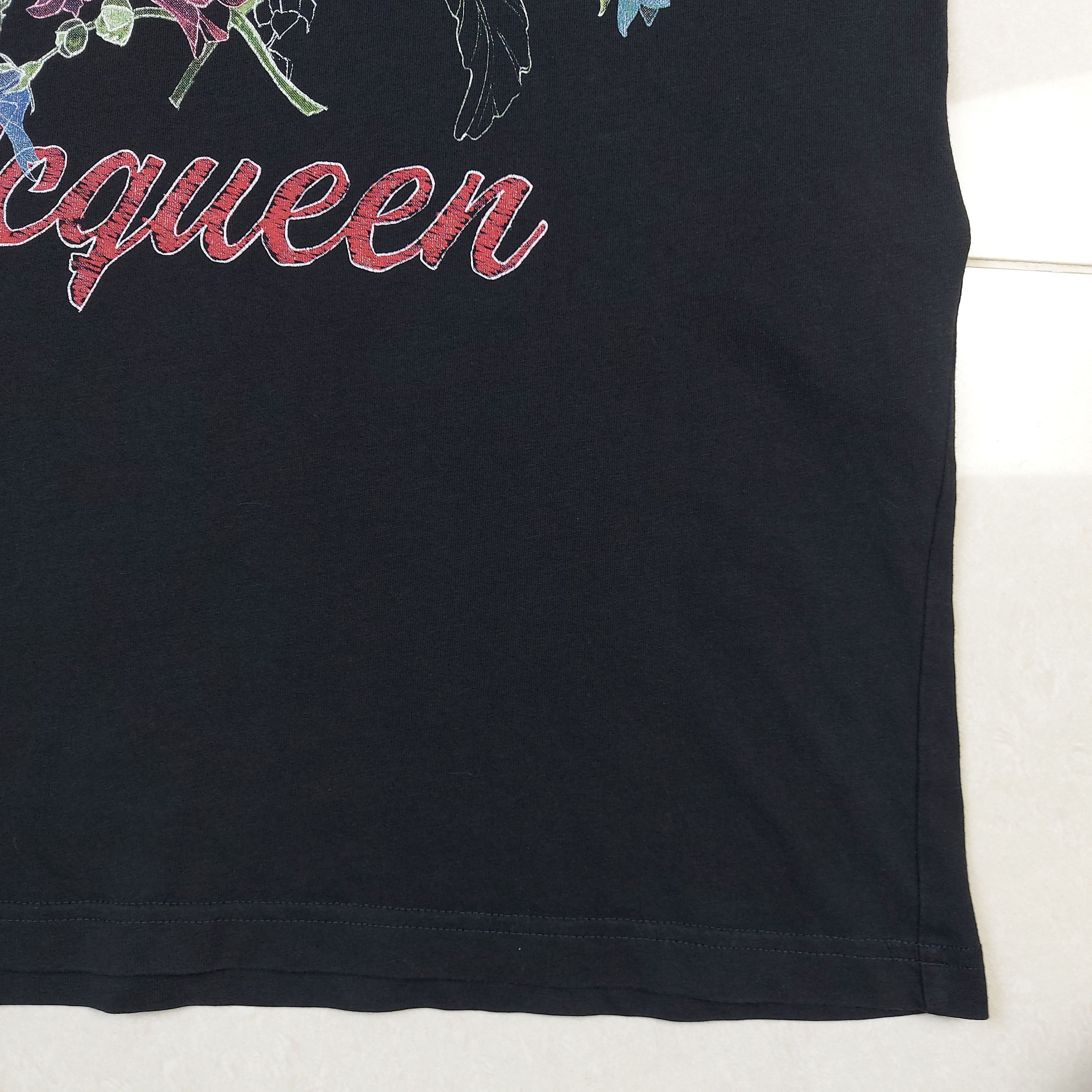 Alexander McQueen Alexander McQueen Brand Skull Floral Crown TEE 622100 0901 Size US S / EU 44-46 / 1 - 10 Thumbnail