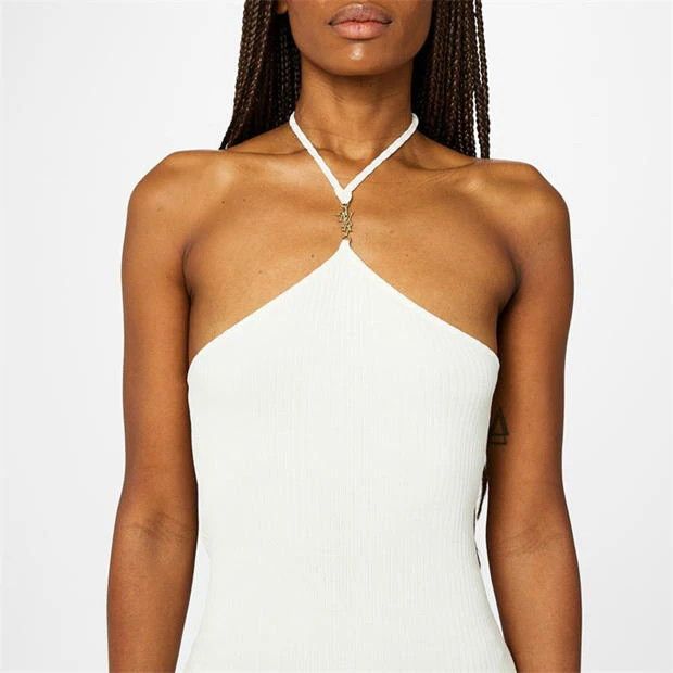 Amiri o1g2r1mq0824 Midi Dresses in White Size S / US 4 / IT 40 - 3 Thumbnail