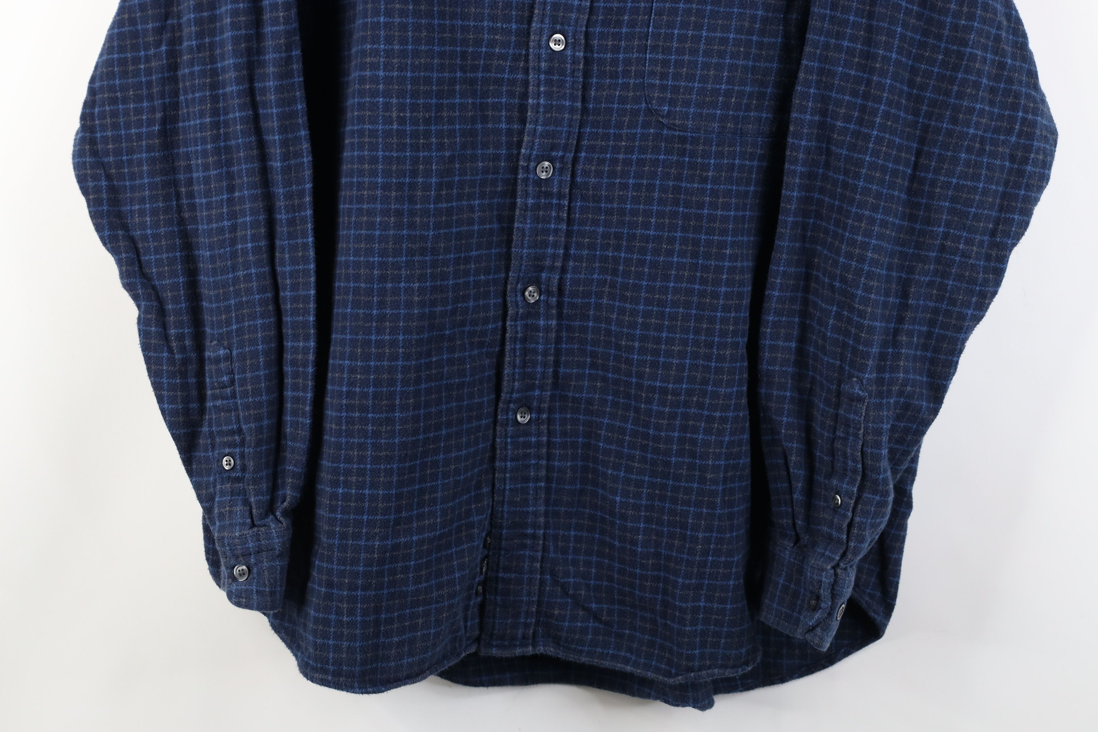 Eddie Bauer Vintage 90s Eddie Bauer Flannel Collared Button Shirt Plaid Size US L / EU 52-54 / 3 - 3 Thumbnail