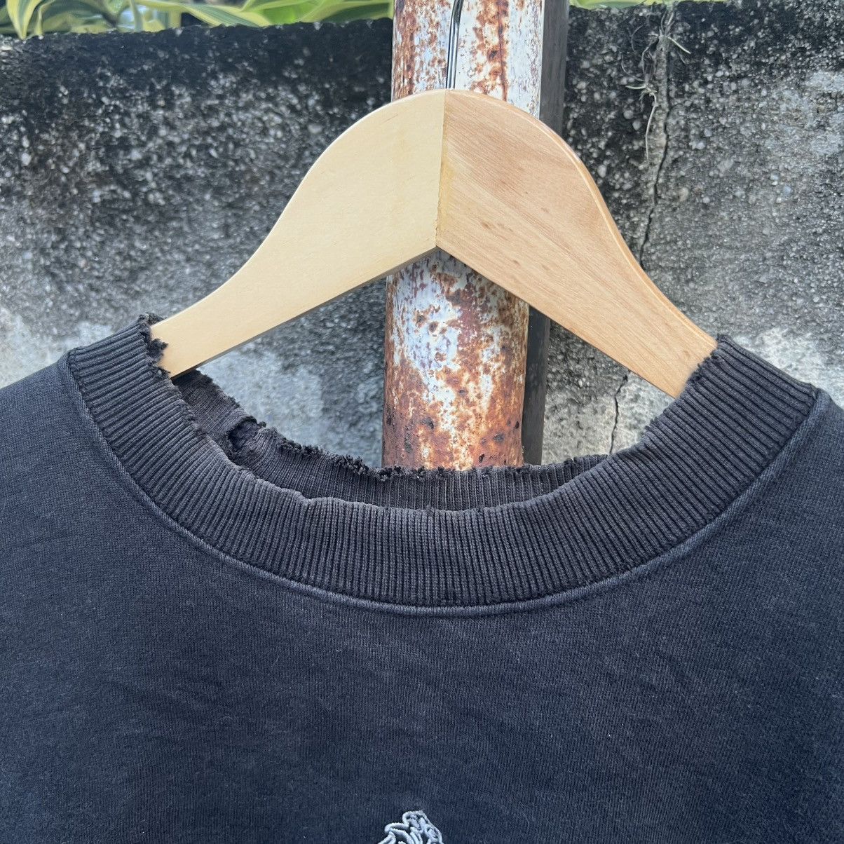 Japanese Brand “y2k style” KARMA TRIBAL TATTOO DISTRESS CREWNECK Size US L / EU 52-54 / 3 - 11 Thumbnail