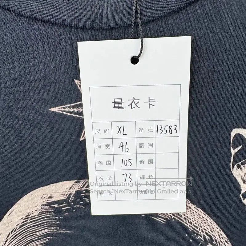 Alexander McQueen Alexander McQueen Black Graphic Skull T-Shirt . Size US XL / EU 56 / 4 - 5 Thumbnail