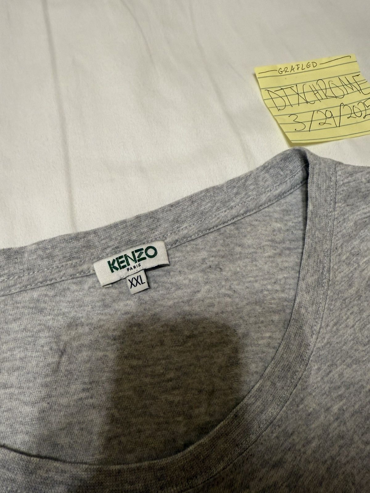 Kenzo Kenzo Logo Tee Size US XXL / EU 58 / 5 - 4 Thumbnail