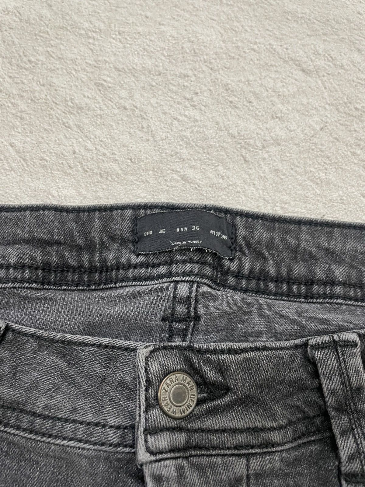 Japanese Brand 00s Amiri Denim Distressed raw edge knee panels Balmain Y2K Size US 32 / EU 48 - 6 Thumbnail