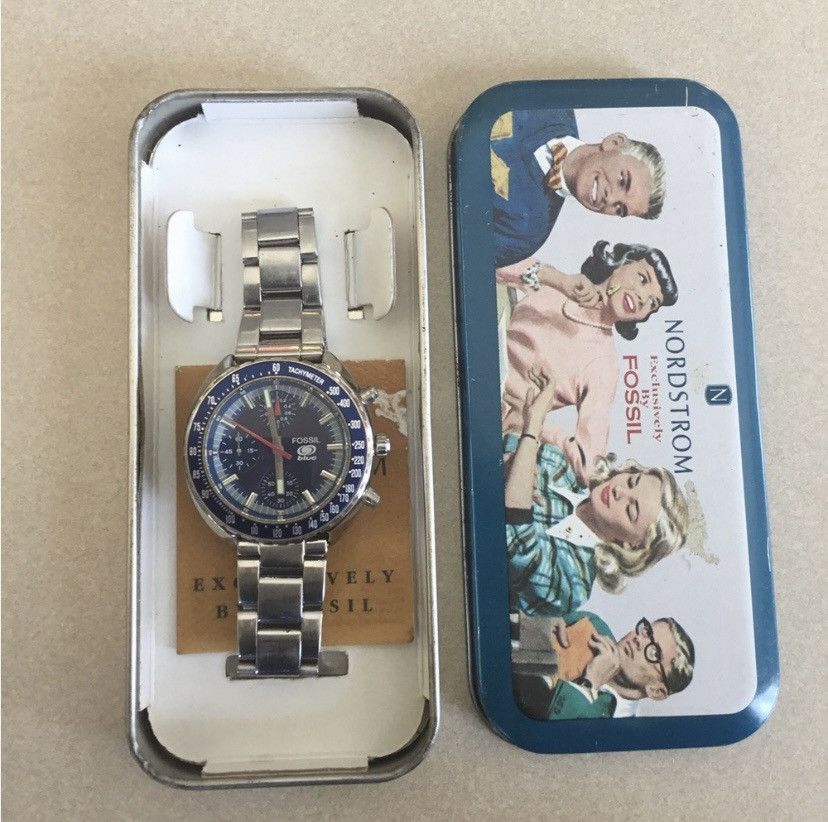 Fossil 1996 RARE FOSSIL CHRONOGRAPH WATCH CH-2275 Size ONE SIZE - 3 Thumbnail