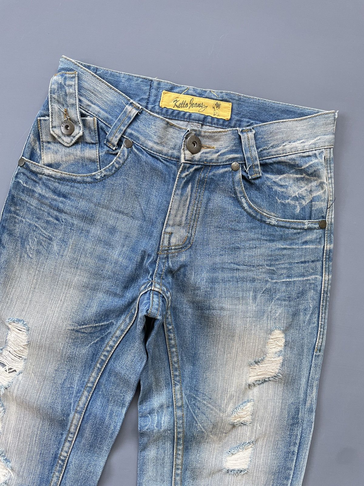 Jean Kello Jeans Distressed (P115) Size US 29 - 3 Thumbnail