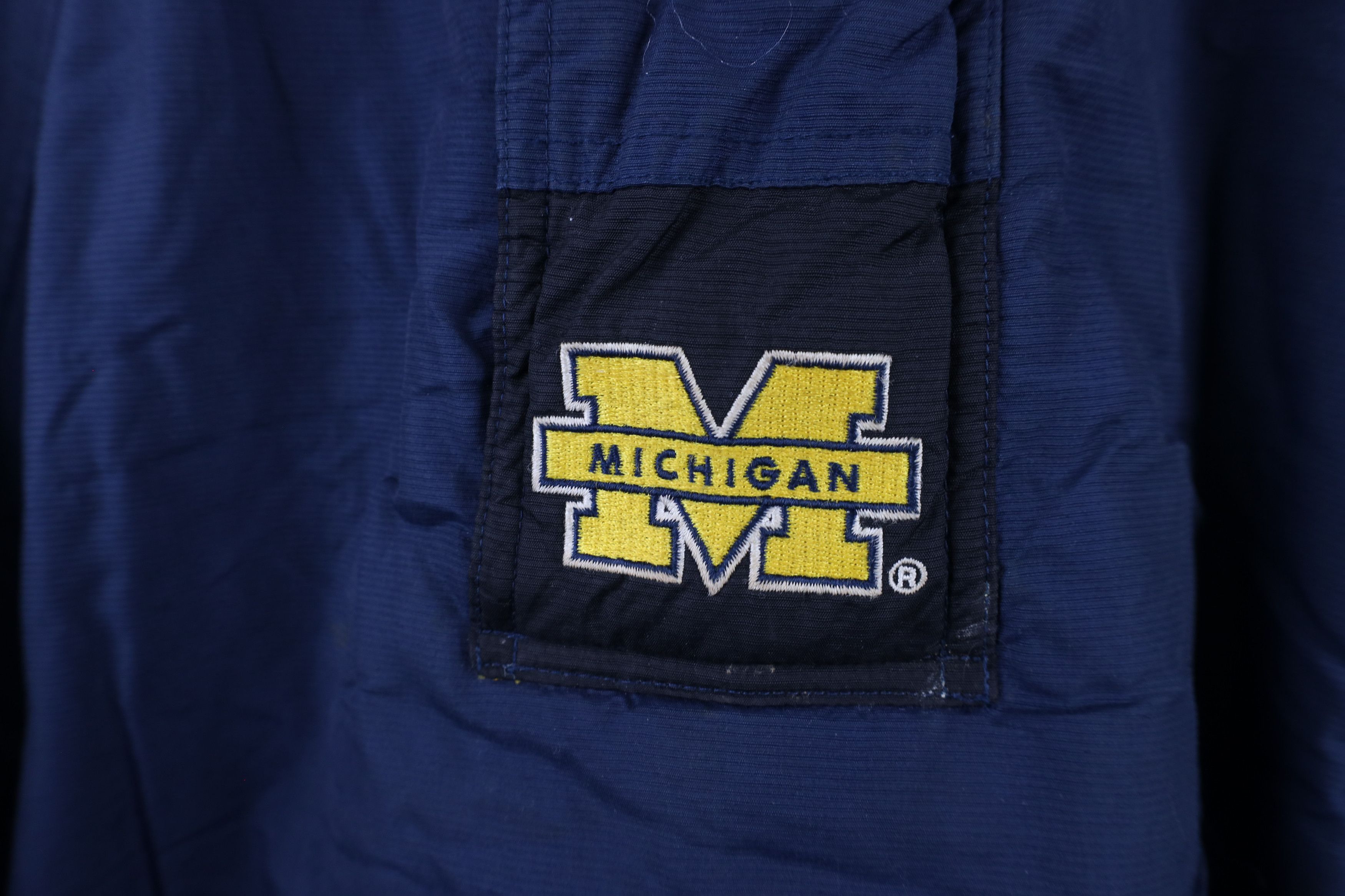 Starter Vintage 90s Starter University of Michigan Puffer Jacket Size US XL / EU 56 / 4 - 6 Thumbnail