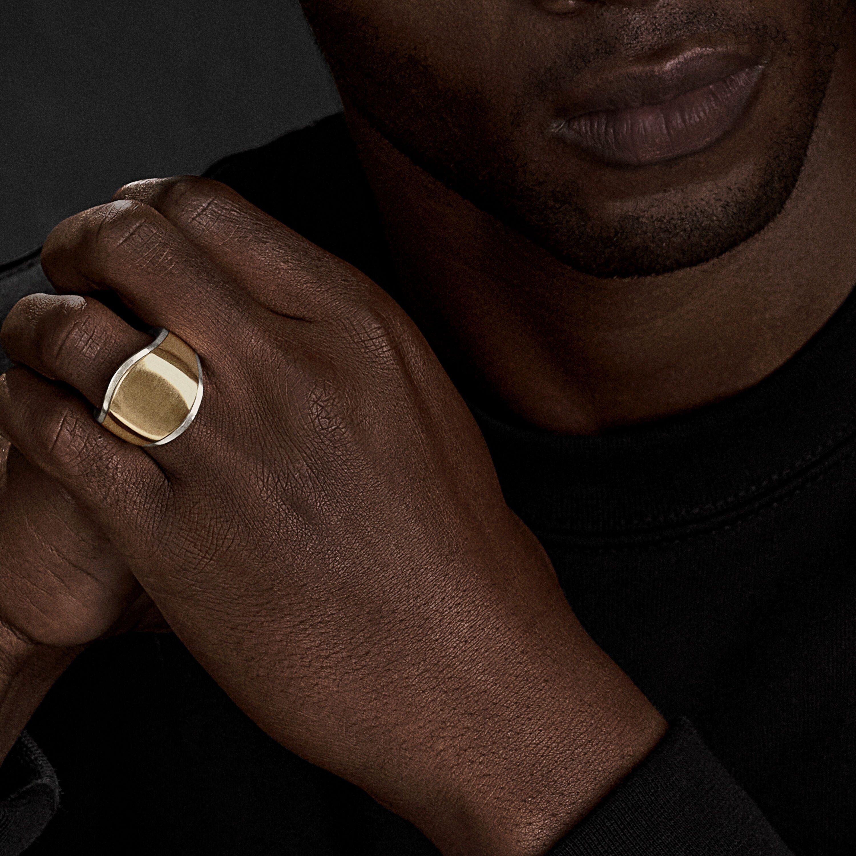David Yurman o1w1db10325 Size:OS/ Streamline Signet Ring in Golden Size ONE SIZE - 4 Thumbnail