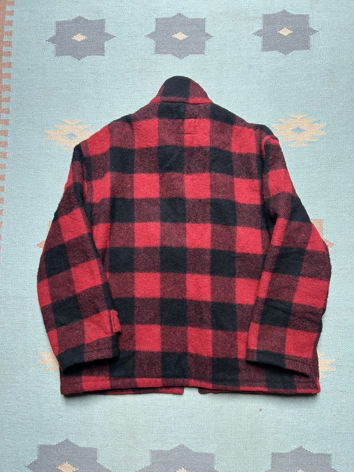 Vintage 1950s 5 brother wool jacket mackinaw buffalo plaid quilted L Size US L / EU 52-54 / 3 - 8 Thumbnail