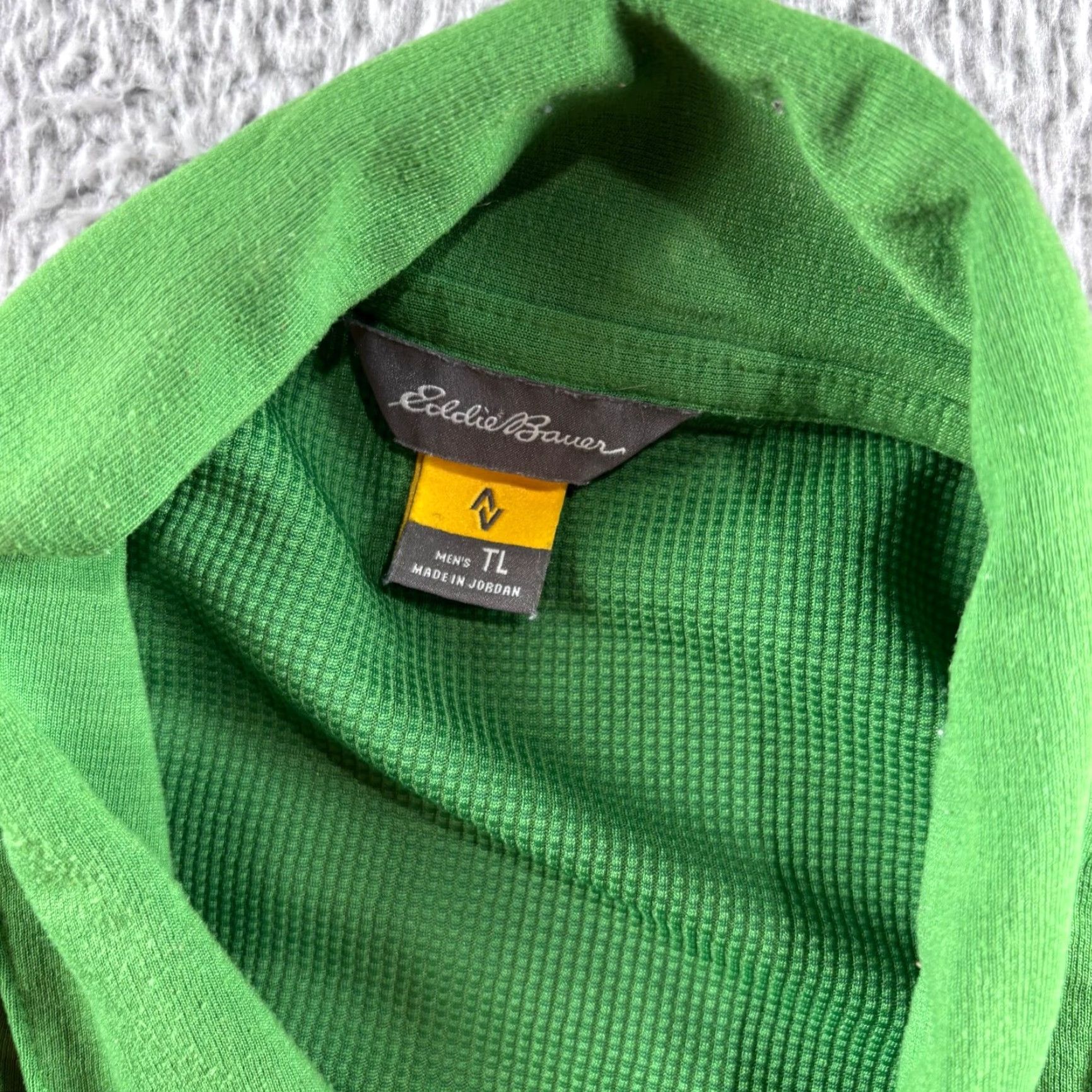 Eddie Bauer Eddie Bauer Polo Shirt Mens LT Green Short Sleeve Golf Travex Pocket Size US L / EU 52-54 / 3 - 3 Thumbnail