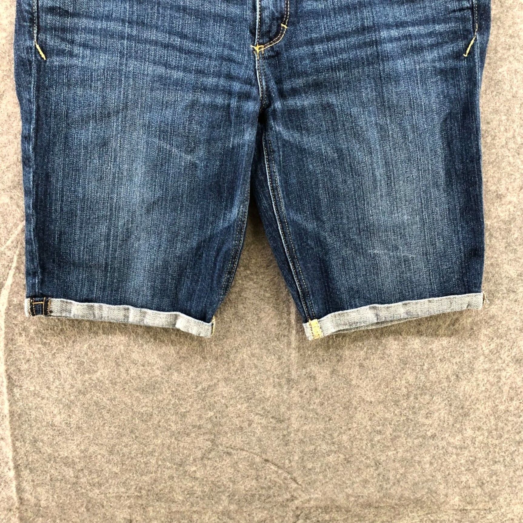 Abercrombie & Fitch VINTAGE Abercrombie & Fitch Jean Shorts Womens 27 Blue Stretch Low Rise Casual American Classic Size 27" / US 4 / IT 40 - 4 Thumbnail