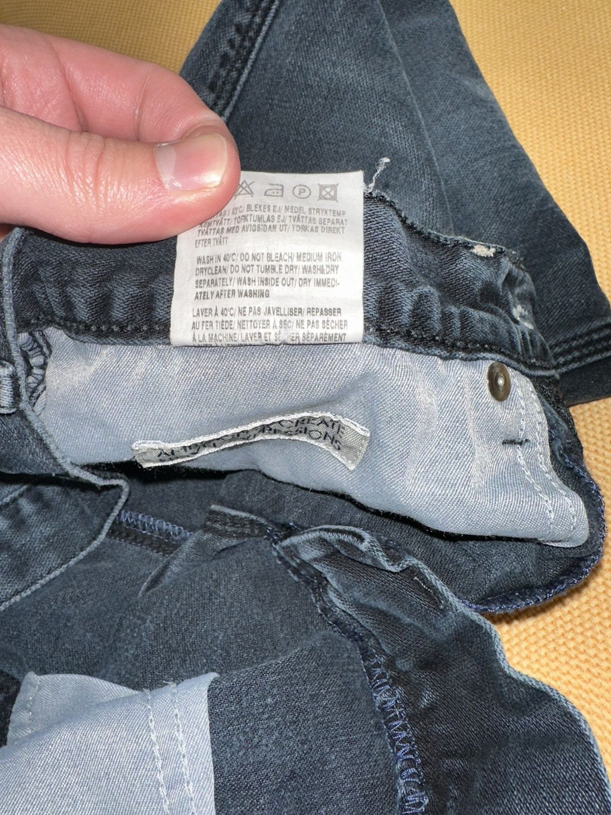 Acne Studios Acne Studios Leg Logo Jeans Size US 29 - 3 Thumbnail