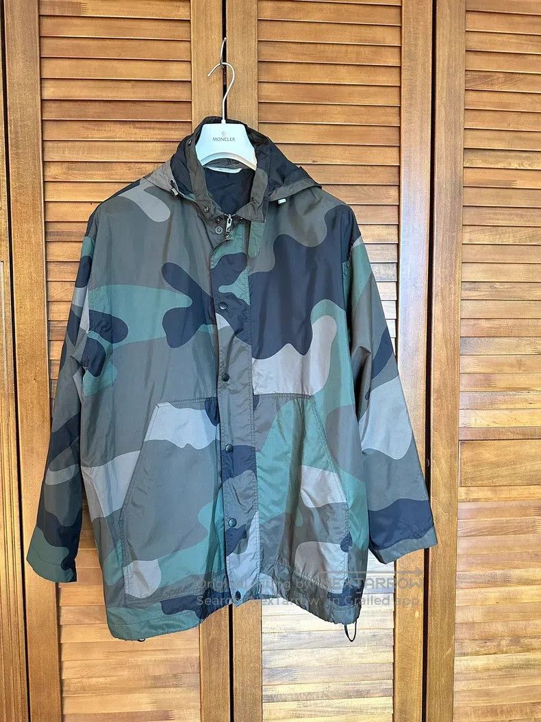 Valentino Valentino Hooded camouflage trench coat Size M / US 6-8 / IT 42-44 - 2 Thumbnail