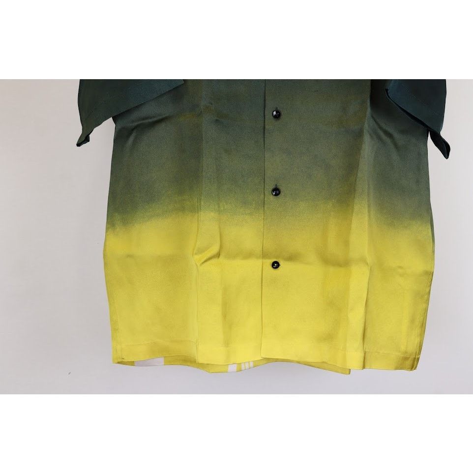 Jil Sander o1rshd1 Camicia Degrade, Palm Tree Fluid Viscose Shirt Size US S / EU 44-46 / 1 - 9 Thumbnail