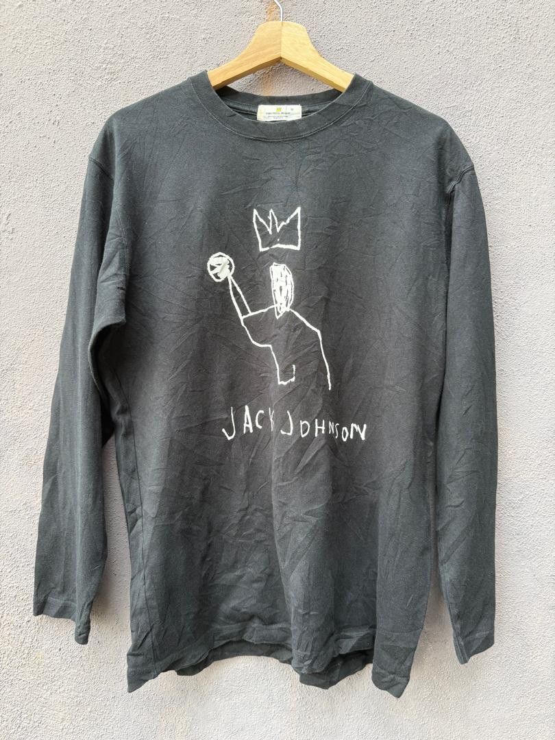 Jean-Michel Basquiat × Vintage Vintage Jean Michel Basquiat Design Art Jack Johnson tee Size US M / EU 48-50 / 2 - 1 Thumbnail