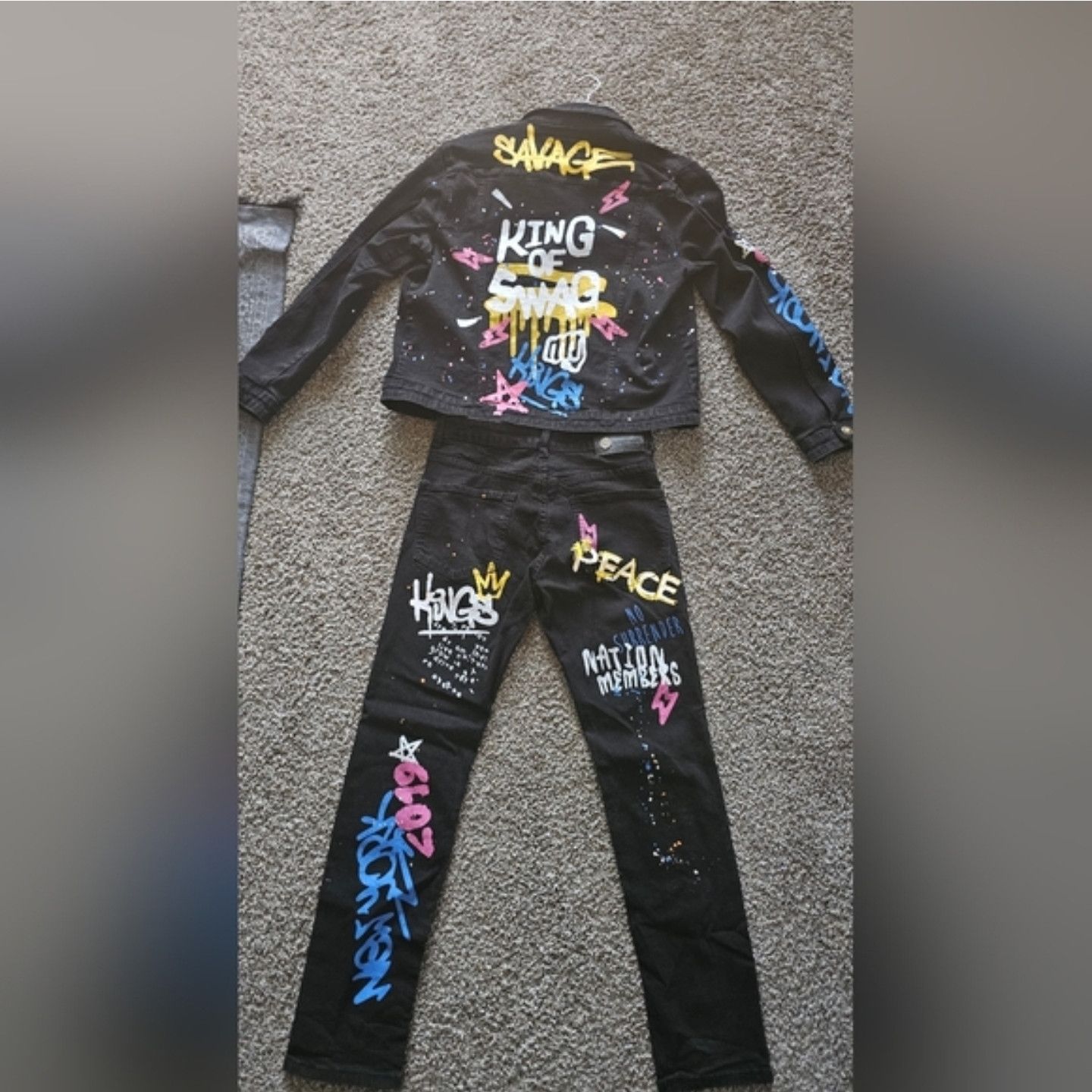 Other Argonaut Nation Grafitti Denim Set Size US S / EU 44-46 / 1 - 2 Thumbnail