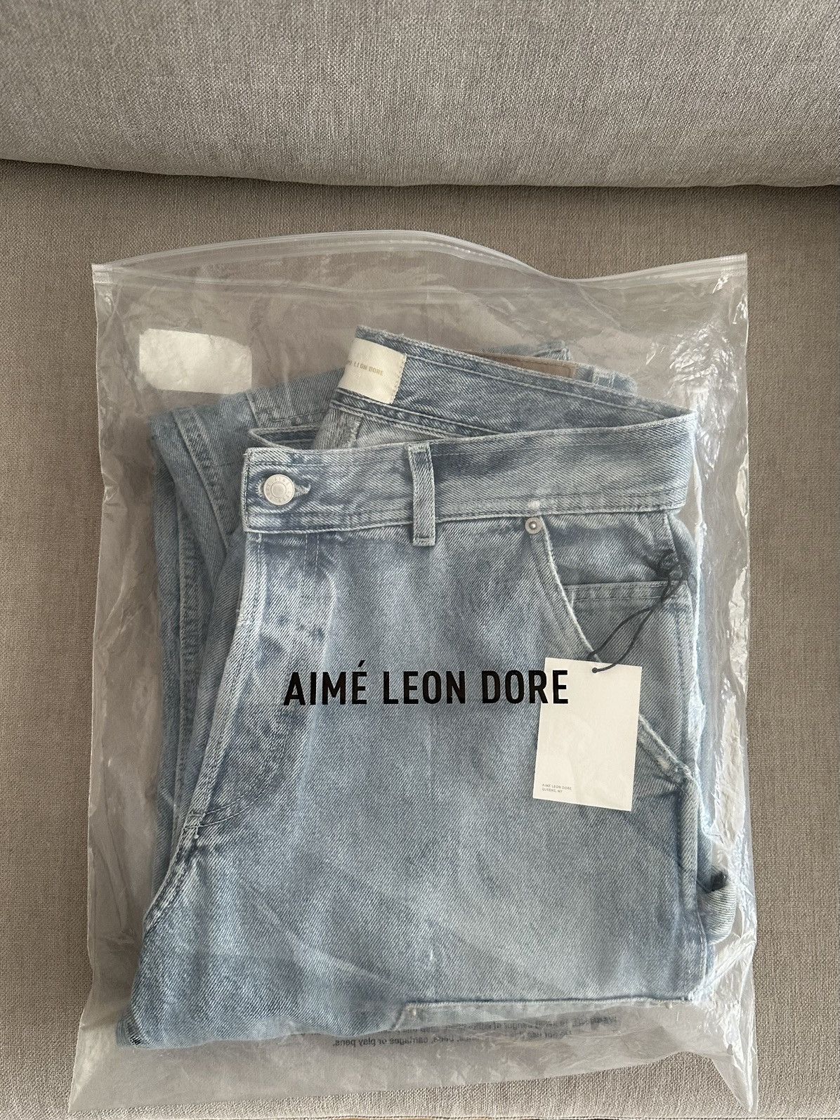 Aime Leon Dore Denim Carpenter Pant Light Wash Medium Size US 32 / EU 48 - 7 Thumbnail