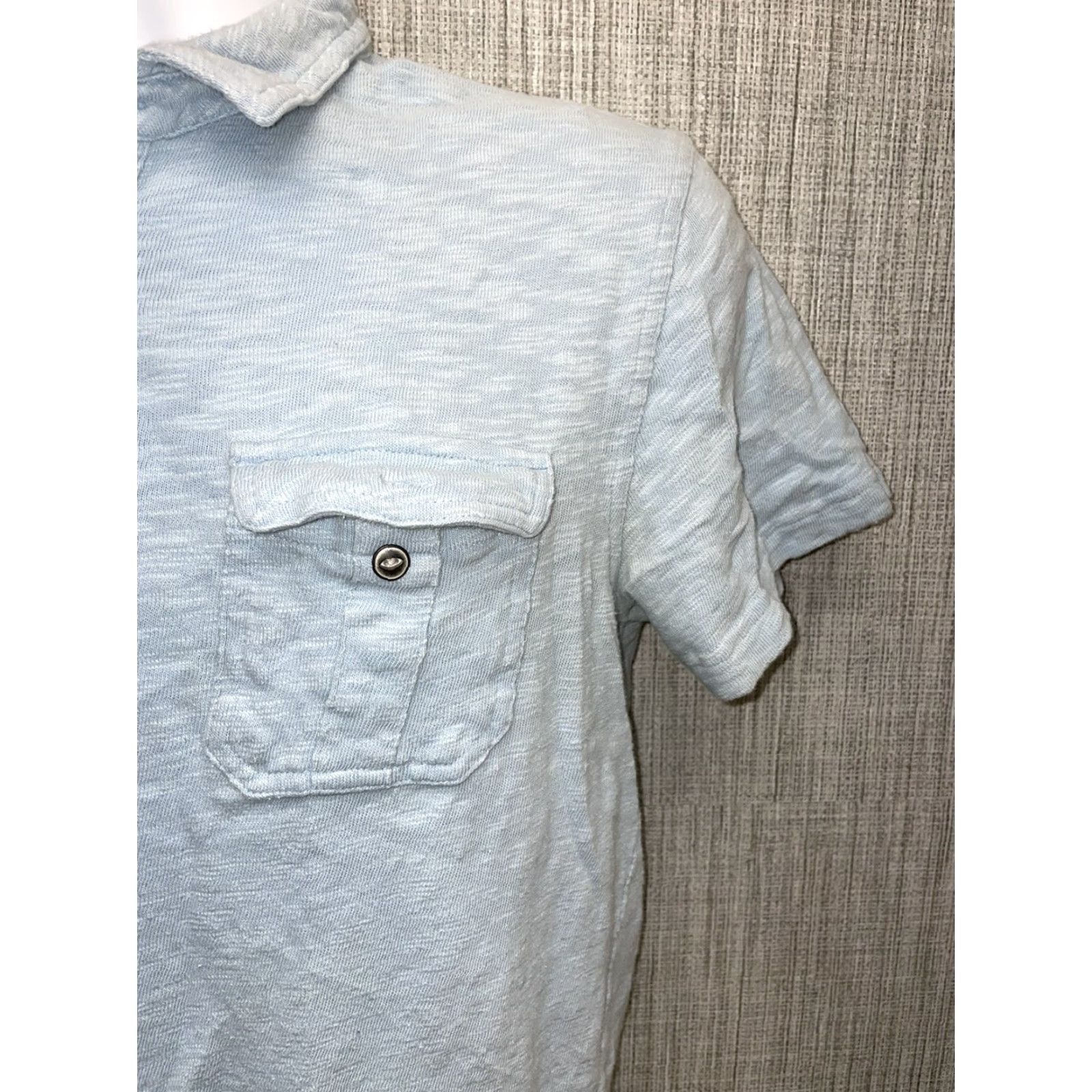 Lucky Brand Lucky Brand Light Blue Short Sleeve Polo Mens M Size US M / EU 48-50 / 2 - 3 Thumbnail