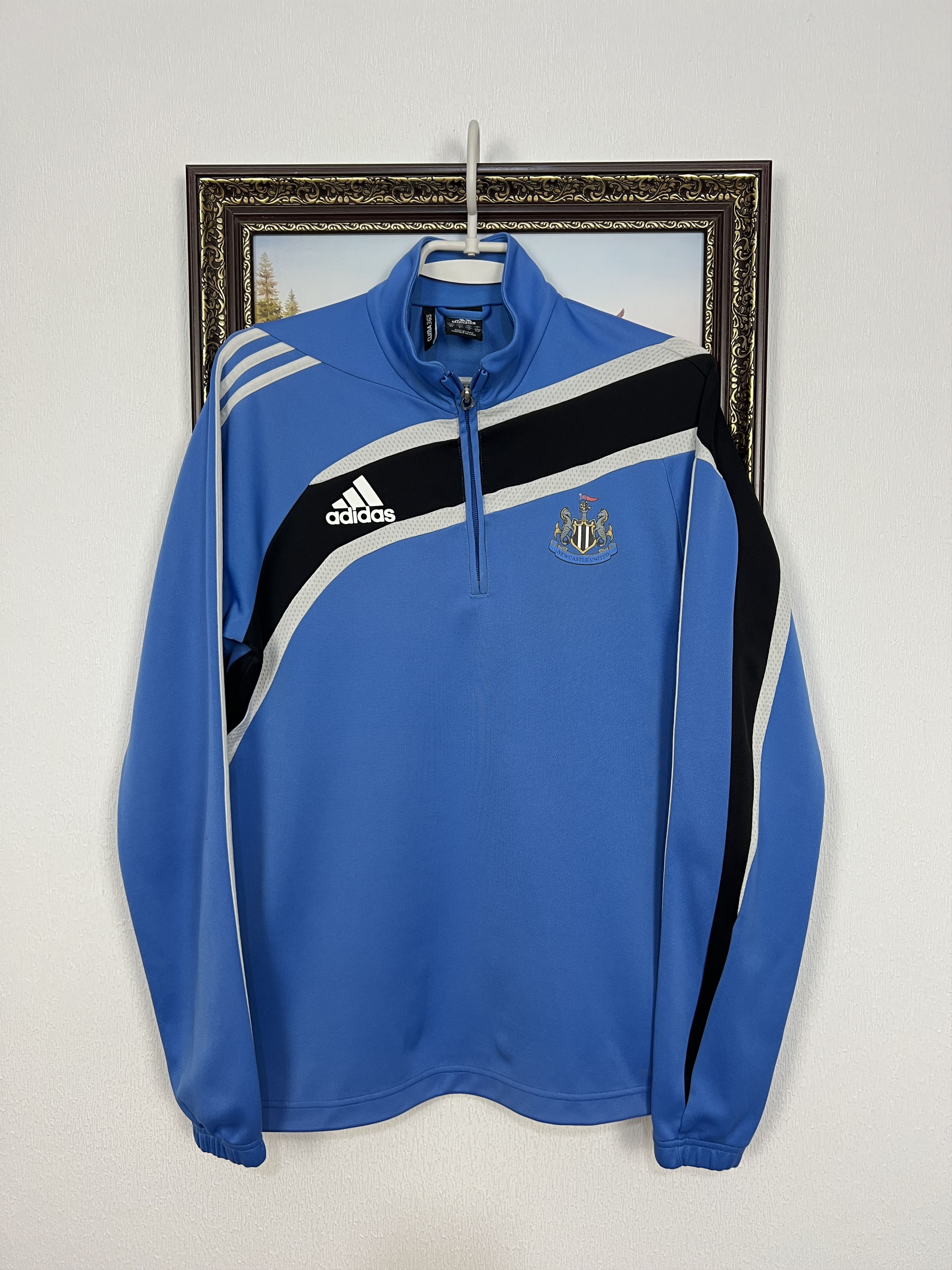 Adidas Vintage Adidas Newcastle United Football Sweatshirt Soccer Size US S / EU 44-46 / 1 - 1 Thumbnail
