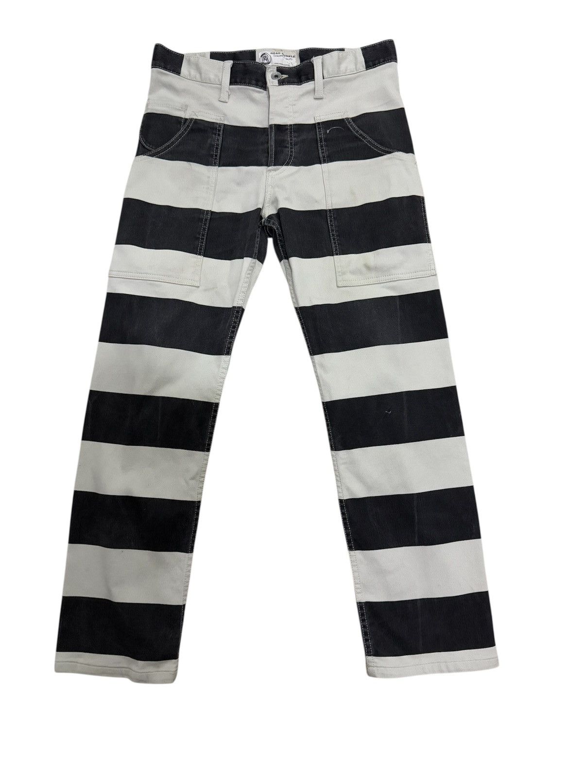 Japanese Brand × Kapital JAPAN BRAND ROAD RUNNER KOBE PRISONER DESIGN STRIPE Size US 32 / EU 48 - 1 Thumbnail