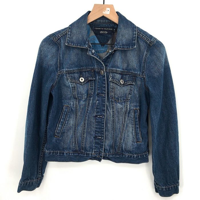 Tommy hilfiger outlet jean jacket womens