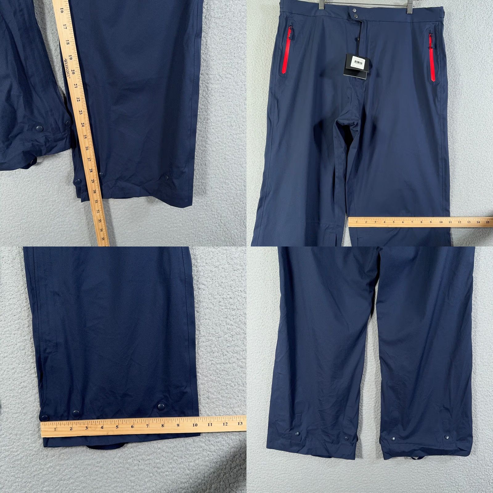 RLX Ralph Lauren VINTAGE RLX Ralph Lauren GOLF US OPEN Rain Pants Mens XL Navy NEW Size US 36 / EU 52 - 9 Thumbnail