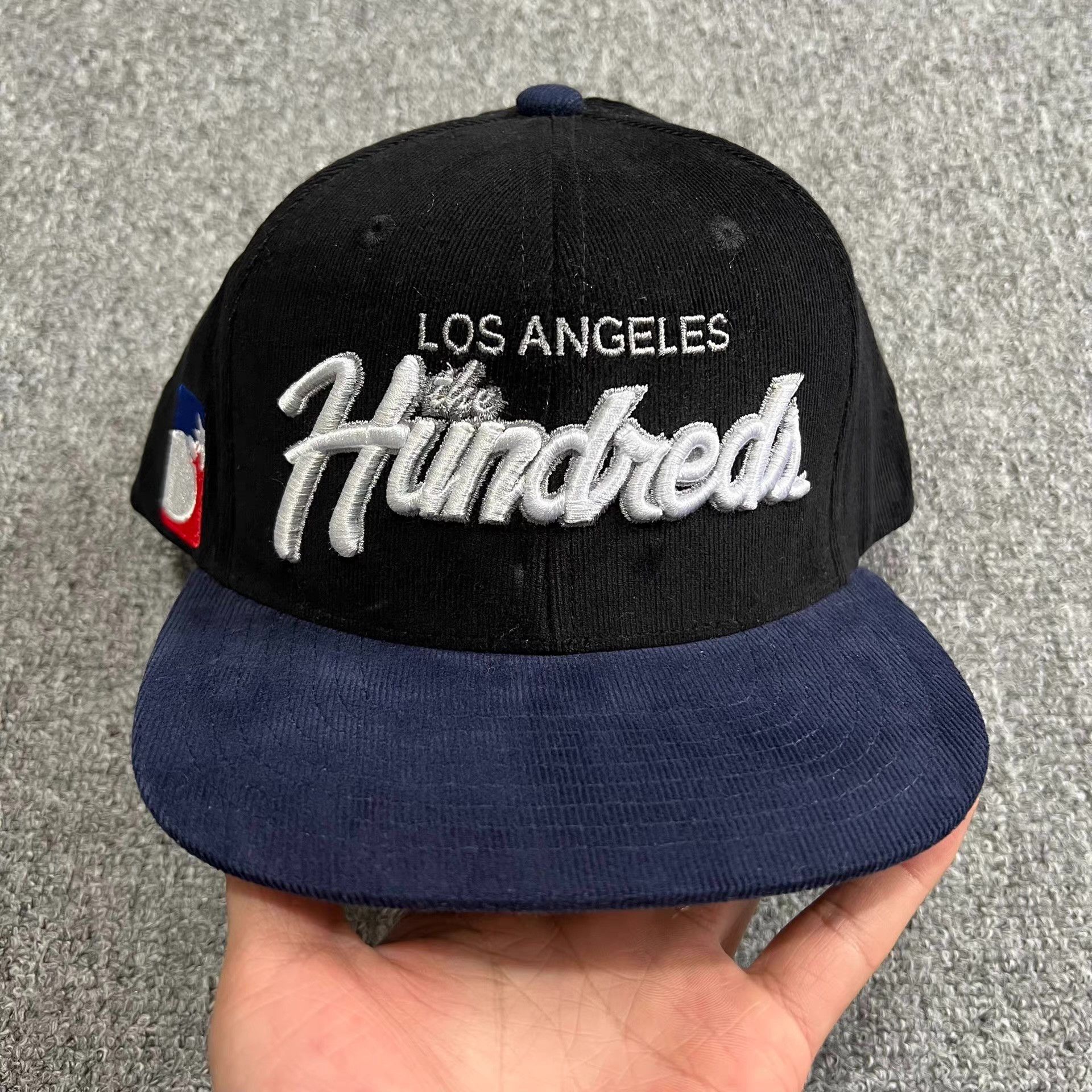 The Hundreds The Hundreds Bomb Embroidered Corduroy Baseball Visor Q7 Size ONE SIZE - 1 Thumbnail