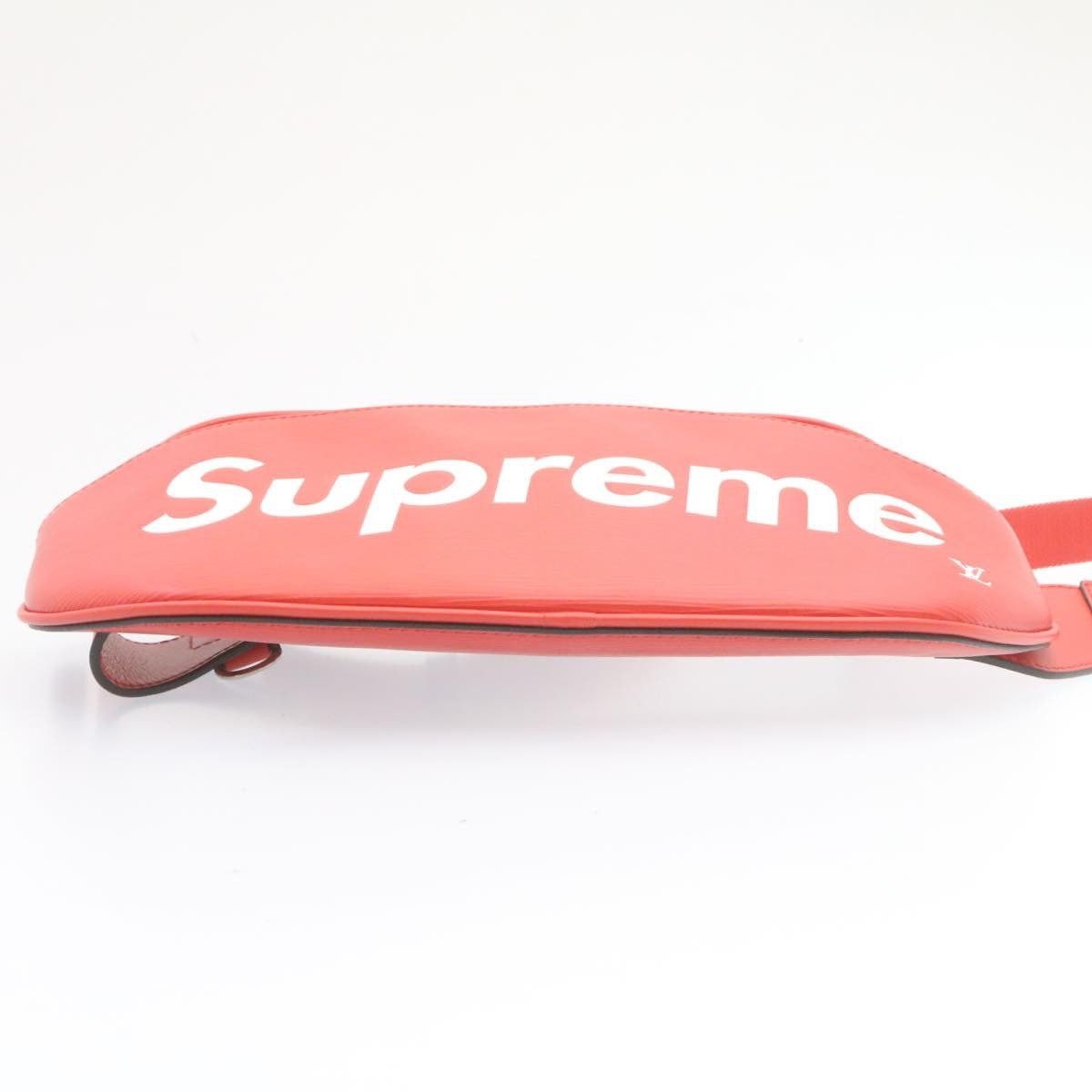 Louis Vuitton LOUIS VUITTON X Supreme Epi Bum Bag Body Bag Red M53418 Size ONE SIZE - 14 Thumbnail
