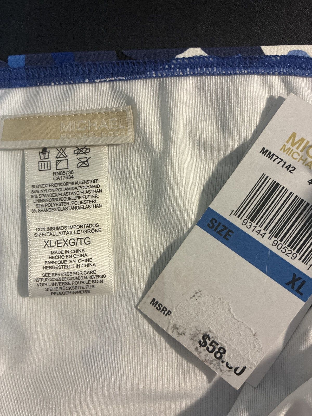 Michael Kors 2 piece Bathing suit Size ONE SIZE - 2 Thumbnail