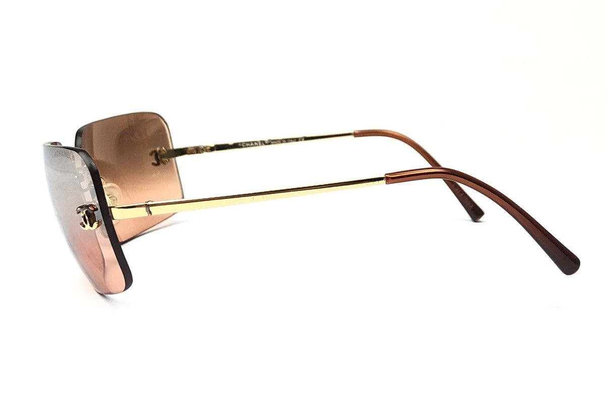 Chanel Chanel CC sunglasses gold Size ONE SIZE - 3 Thumbnail