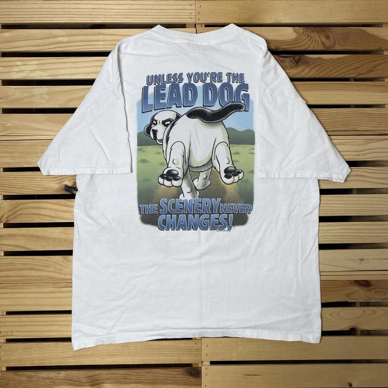 Big Dogs Vintage Big Dog 2001 White Cartoon Nature Tee Size Large Size US L / EU 52-54 / 3 - 1 Thumbnail